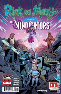 Variant Cover for Rick and Morty Presents: The Vindicators #1