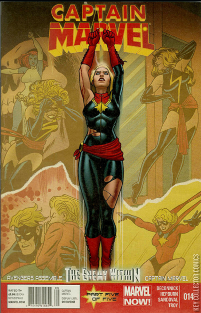 Variant Cover for Captain Marvel #14