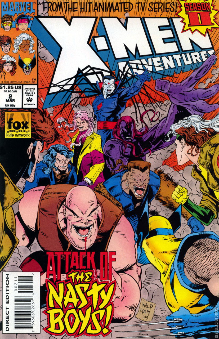 X-Men Adventures #2 Published March 1994 | Key Collecto