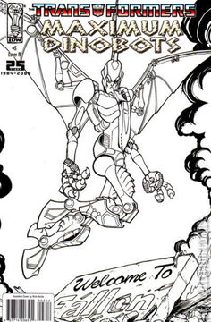 Variant Cover for Transformers: Maximum Dinobots #3