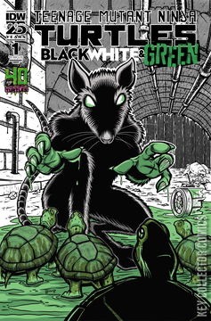 Variant Cover for Teenage Mutant Ninja Turtles: Black, White & Green #1