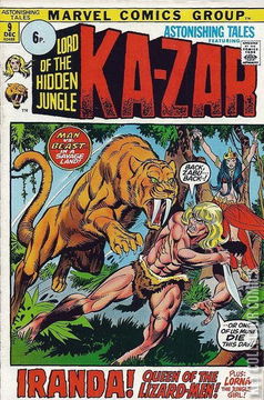 Variant Cover for Astonishing Tales #9