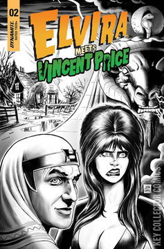 Variant Cover for Elvira Meets Vincent Price #2