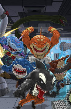 Variant Cover for Street Sharks Annual #2026