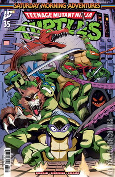 Variant Cover for Teenage Mutant Ninja Turtles: Saturday Morning Adventures #35