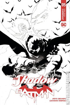 Variant Cover for The Shadow / Batman #5