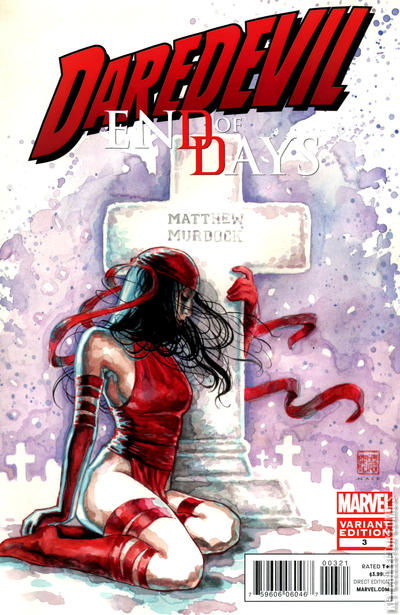 アメコミ・英語　DAREDEVIL: END OF DAYS Daredevil: End of Days #3 1:25 Published February 2013
