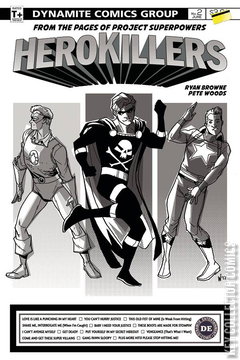 Variant Cover for Project Superpowers: Hero Killers #2