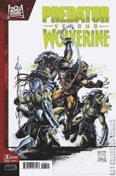Variant Cover for Predator vs. Wolverine #3