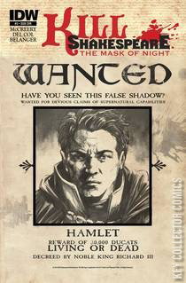 Variant Cover for Kill Shakespeare: The Mask of Night #3