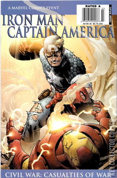 Variant Cover for Iron Man / Captain America: Civil War - Casualties of War #1