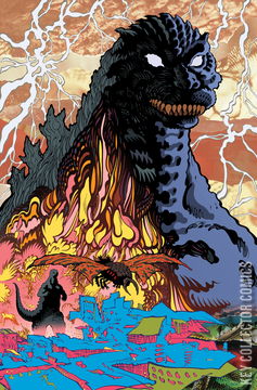 Variant Cover for Godzilla Rivals vs. Battra #1