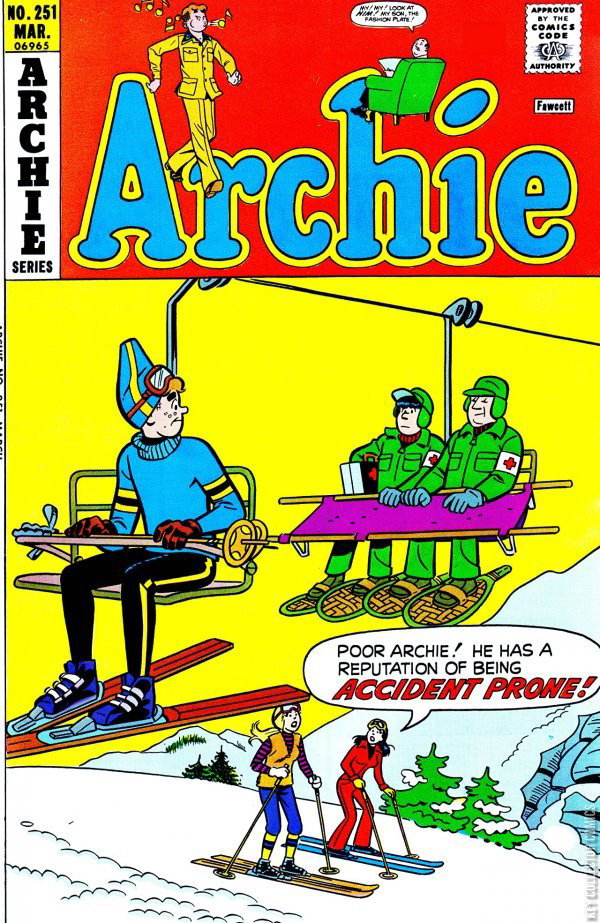 Archie Comics #251 Published March 1976 | Key Collector
