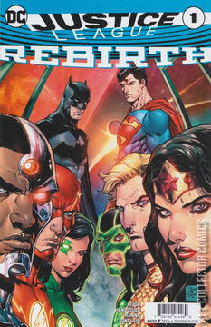 Variant Cover for Justice League: Rebirth #1