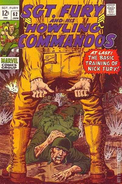 Cover art for Sgt. Fury and His Howling Commandos #62