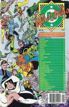 Variant Cover for Who's Who: The Definitive Directory of the DC Universe #19