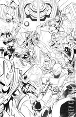Variant Cover for Mighty Morphin Power Rangers / Teenage Mutant Ninja Turtles #2