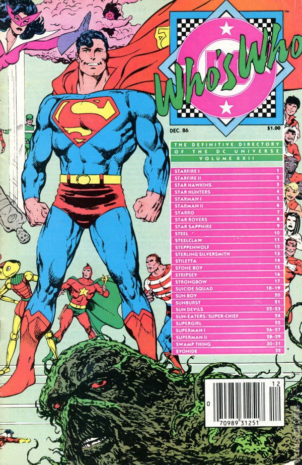 Who's Who: The Definitive Directory of the DC Universe #22 P