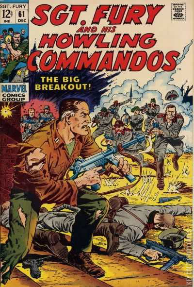 Cover art for Sgt. Fury and His Howling Commandos #61