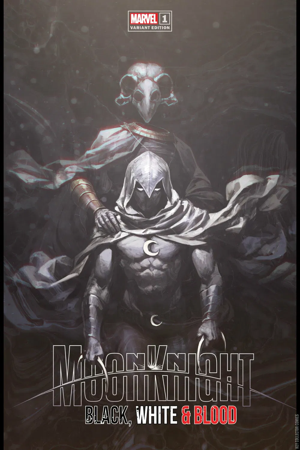 Variant Cover for Moon Knight: Black, White & Blood #1