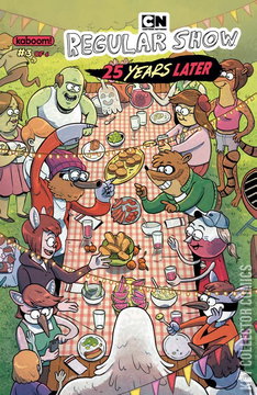 Variant Cover for Regular Show: 25 Years Later #3