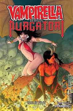 Variant Cover for Vampirella vs. Purgatori #5