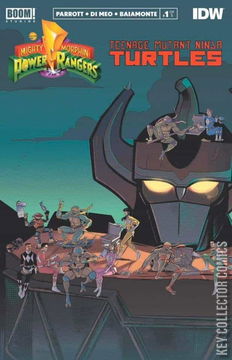 Variant Cover for Mighty Morphin Power Rangers / Teenage Mutant Ninja Turtles #1