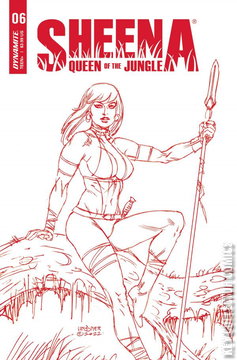 Variant Cover for Sheena, Queen of the Jungle #6