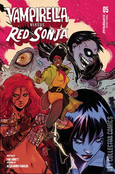 Variant Cover for Vampirella vs. Red Sonja #5