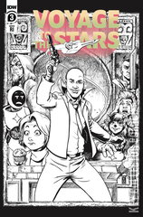 Variant Cover for Voyage to the Stars #3