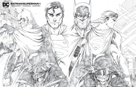Variant Cover for Batman Superman #1