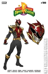 Variant Cover for Mighty Morphin Power Rangers #100