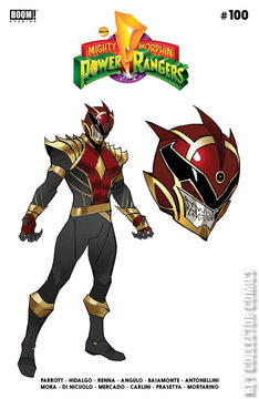 Variant Cover for Mighty Morphin Power Rangers #100