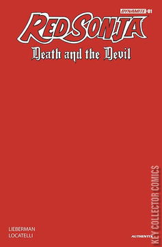 Variant Cover for Red Sonja: Death and the Devil #1