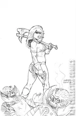 Variant Cover for Red Sonja Attacks Mars #1
