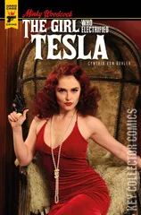 Cover for Minky Woodcock: The Girl Who Electrified Tesla #4
