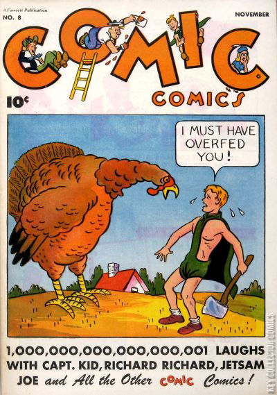 Cover art for Comic Comics #8