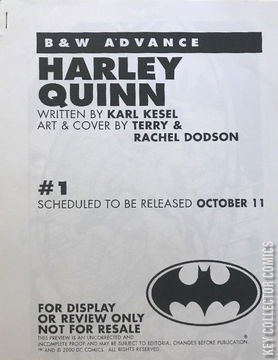 Variant Cover for Harley Quinn #1