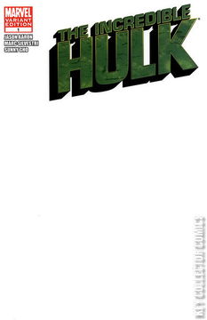Variant Cover for Incredible Hulk, The #1