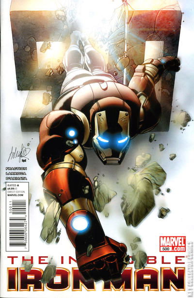 Cover art for Iron Man #500