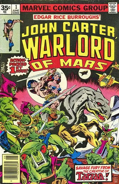 Cover art for John Carter Warlord of Mars #1 