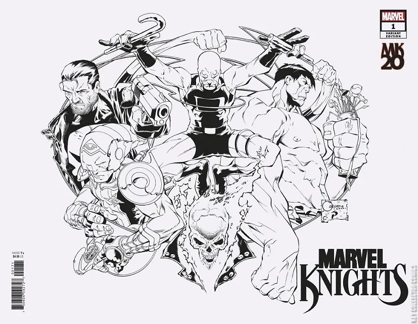 Cover art for Marvel Knights 20th #1 