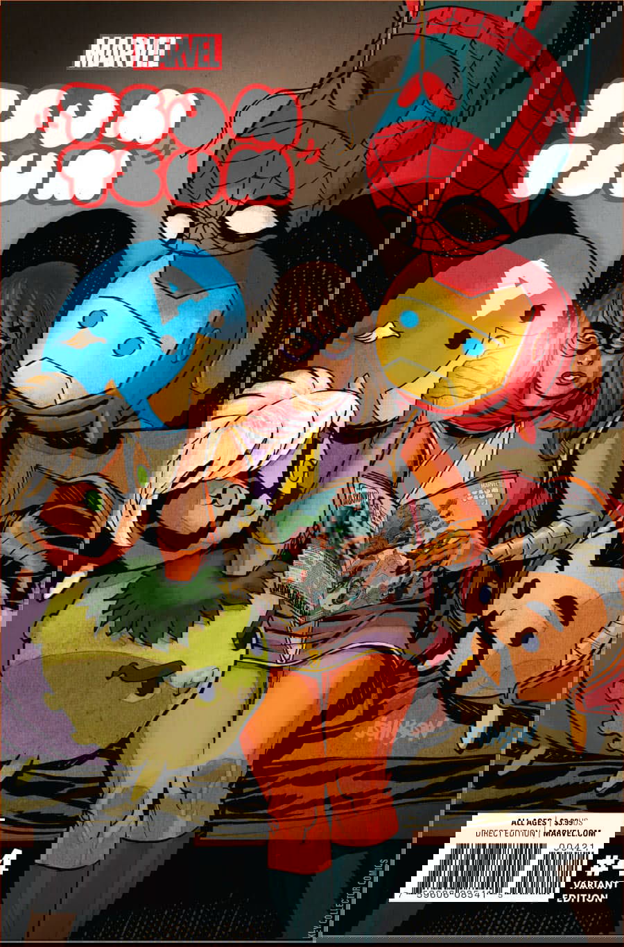 Cover art for Marvel Tsum Tsum #4 