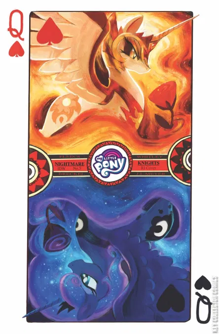 Cover art for My Little Pony: Nightmare Knights #5 