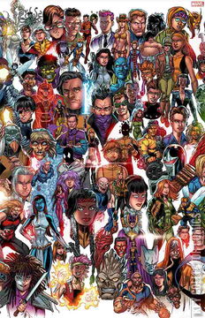 Variant Cover for New Mutants #1