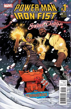 Variant Cover for Power Man and Iron Fist: Sweet Christmas #1