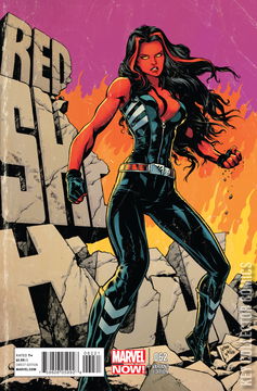 Variant Cover for Red She-Hulk #62