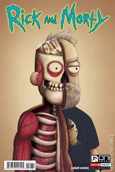 Cover art for Rick and Morty #50 