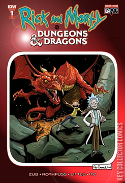 Variant Cover for Rick and Morty vs. Dungeons & Dragons #1