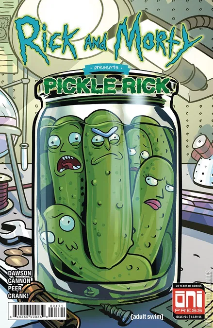 Cover art for Rick and Morty Presents Pickle Rick #1 
